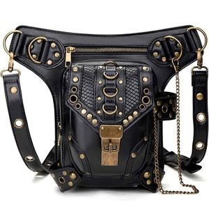 COPY - Waist Bag, Leather Shoulder Crossbody Bags, Thigh Leg Hip Holster